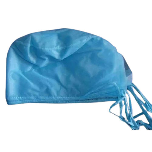 Blue Non Woven Surgical Cap at Best Price in Vasai | Ritu Medicare