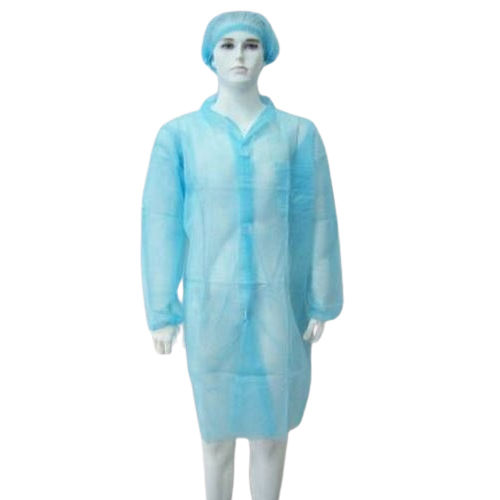 Blue Non Woven Lab Coat