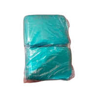 Blue Plastic Poly Drape