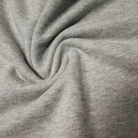 Fleece Fabrics - Fleece Material, Washable, Grey Color, Dyed Texture, Plain Pattern | Versatile For Garment Production & Accessories