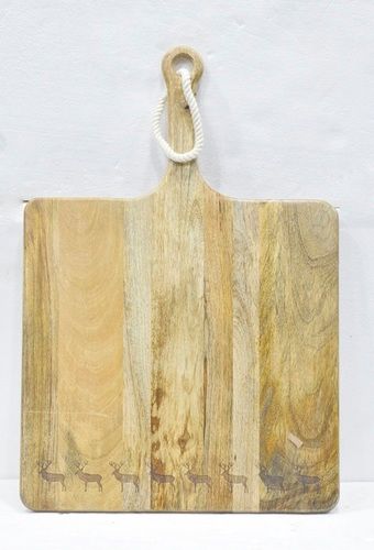 Wooden Printed Chopping Board With Original Finish