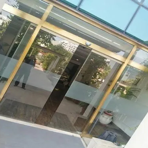 Brass Frame Sliding Glass Door