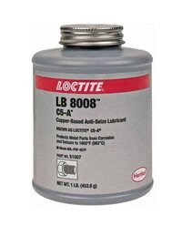 Loctite Lb 8008 - Copper & Graphite Anti-seize Lubricant Paste, Brush Top Can | Nlgi Grade 0, Resistant To +980â°c, Prevents Rust & Corrosion