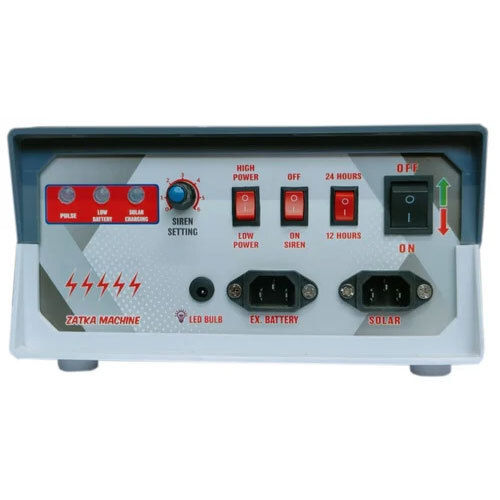 Grey (Base) 10Kv Remote Controller Solar Fence Energizer