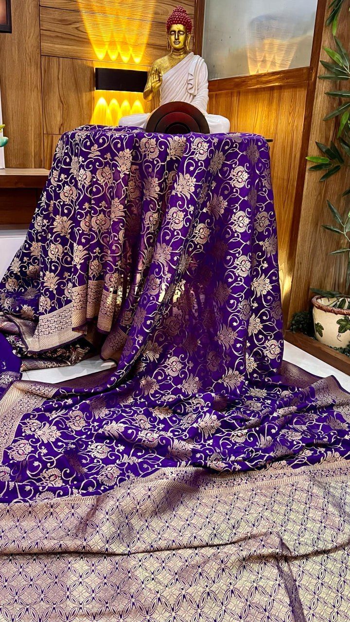 ADH   WARDROBE  Crepe Silk Sarees