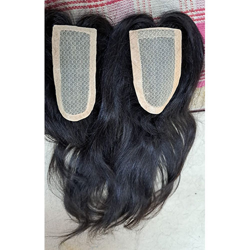 Black Silk Base Hair Topper 1