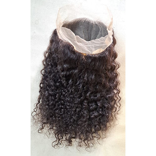 Black Full Lace Curly Hair Wig