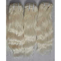 Blonde Colour Weft Human Hair