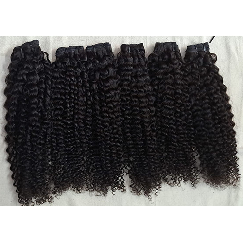 Natural Curly Weft Hair