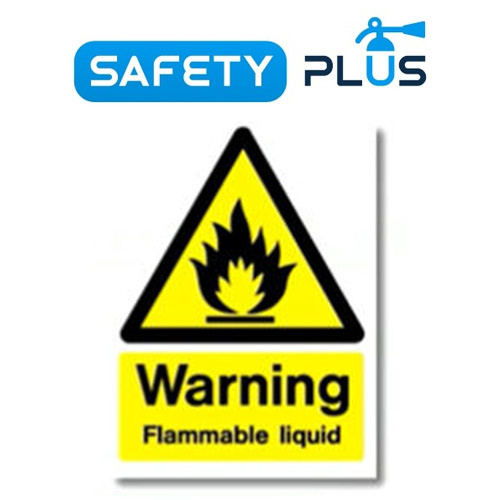 Warning Flammable Liquid Signage Board