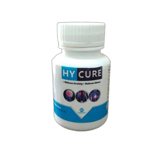 Hy Cure Capsules For Relieves Anxiety And Reduces Stress - Grade: Medical