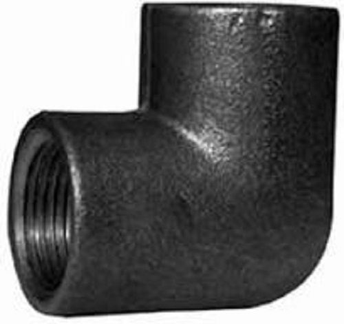 MS ELBOW - Mild Steel, 1/2 Inch BSP Thread, Black Finish | 10 Bar Pressure Rating, 150Â°C Temperature Rating, Weighs 0.2 kg