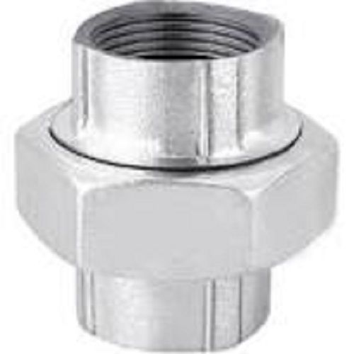 GI UNION - Galvanized Steel, 1/2 Inch BSP | 10 Bar Pressure Rating, 0-100Â°C Working Temperature, Lightweight at 0.1 kg