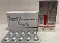 Amoxycillin 250 mg   + Potassium  clavulanic 125 mg Tab IP