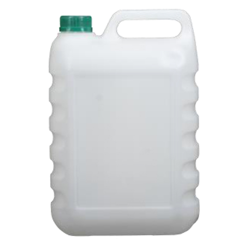 White 5 LTR JERRYCAN RIBBED