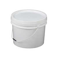 15 Ltr Pail - Polypropylene, 15 Liters, White, Injection Molded | Leak-proof, Uv Resistant, High Heat Resistance, Durable