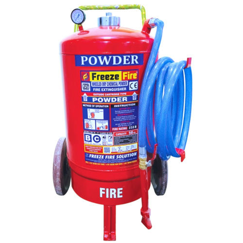 Dry Chemical Powder Trolley Mounted Fire Extinguisher