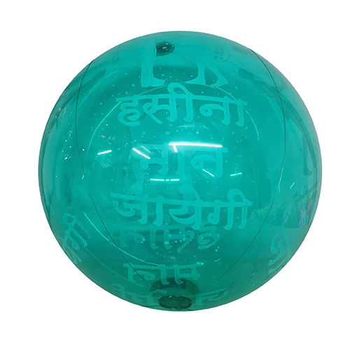 Durable Green Inflatable Plastic Air Toys Ball