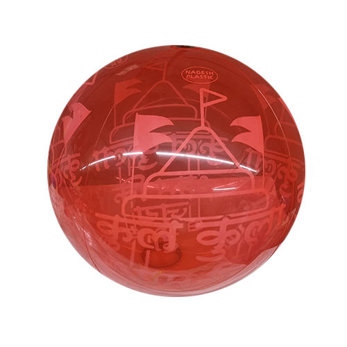 Red PVC Inflatable Plastic Air Toys Ball