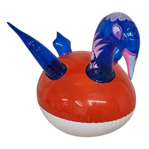 Multicolor Inflatable Plastic Small Swan Air Toys