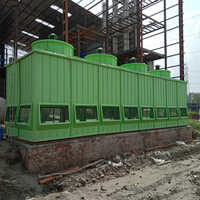 Cooling Tower - FRP Material, Air Cooling System | Electric/Solar Power Supply, Commercial Use, New Condition with Warranty