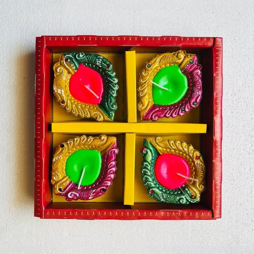 Different Available Decorative Clay Diwali Candle Diya