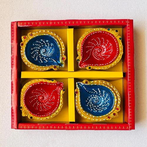 Traditional Diwali Clay Diya