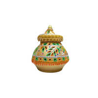 7 Inch Navratri Garba Clay Pot