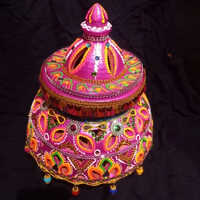 12 Inch Navratri Garba Clay Kalash