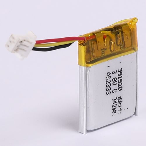 391520-90mAh A-S 3.8V 90mAh Rechargeable Polymer Lithium-Ion Battery