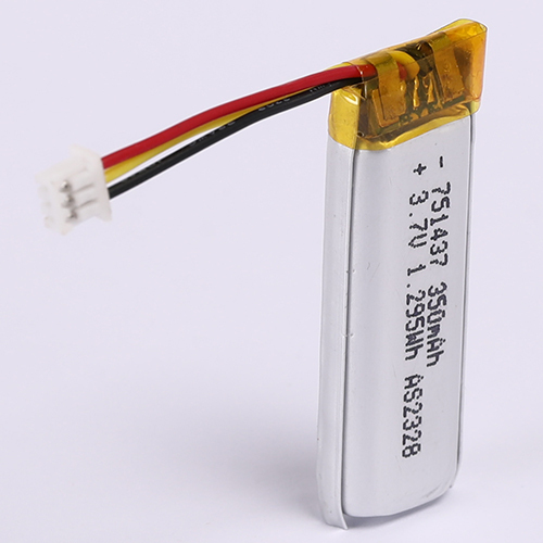 751437 350 MAH 3.7V Polymer Battery