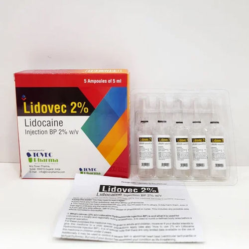 Lidovac Lidocaineinjection