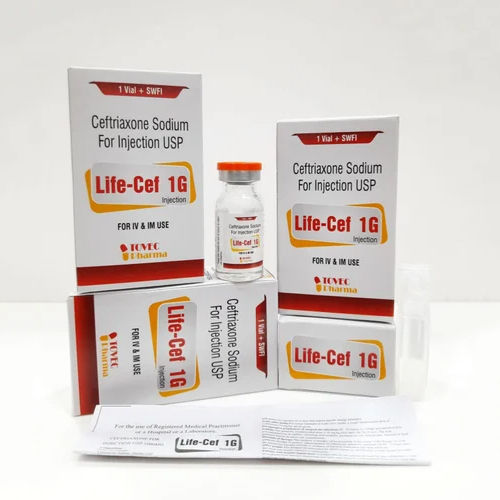 1G Ceftriaxone Sodium For Injection Usp General Medicines