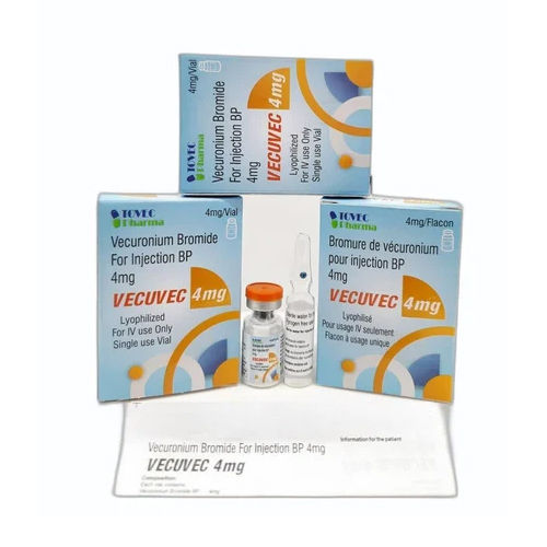 4mg Vecuronium Bromide For Injection BP