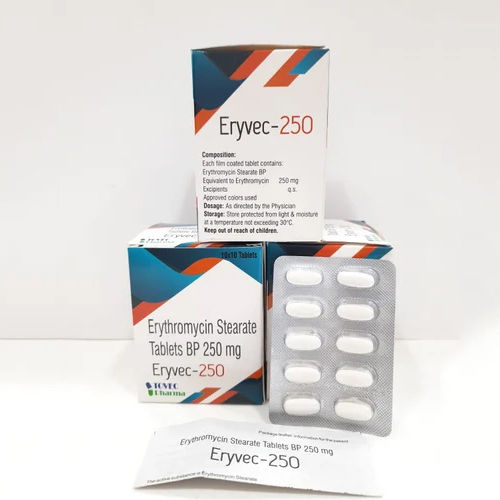 250mg Erythromycin Stearate Tablets BP