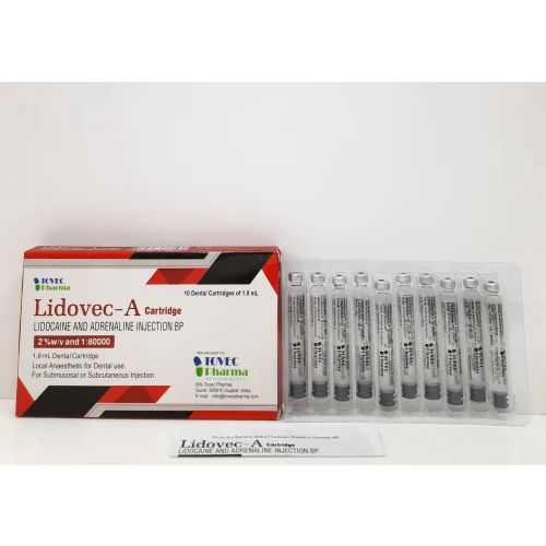 Lidocaineand Adrenaline Cartridge Injection