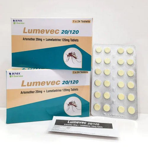 Artemether 20Mg + Lumefantrine 120Mg Tablets General Medicines