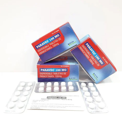 100Mg Paracetamole Dispersible Tablets General Medicines