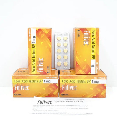 1mg Folic Acid Tablets BP