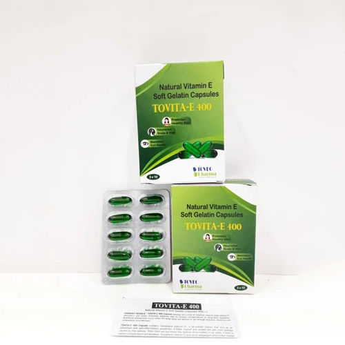 Natural Vitamin E Soft Gelatin Capsules