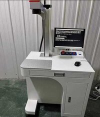 50 Watt Metal Laser Engraving Machine - Color: Grey/white