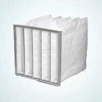 Industrial Pocket Filter - Selective Fibrous Material, Custom Dimensions, White | High Air Volume, Low Pressure Drop, Easy To Install, 1-year Warranty