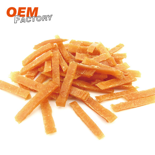 5cm Chicken Strip Wholesale Low Calorie Dog Treats Manufacturer