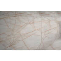 Golden Spider Marble - 20mm Slab, White With Golden Veins | Polished Finish, Low Water Absorption 0.10%, High Density 2.71 G/cm3