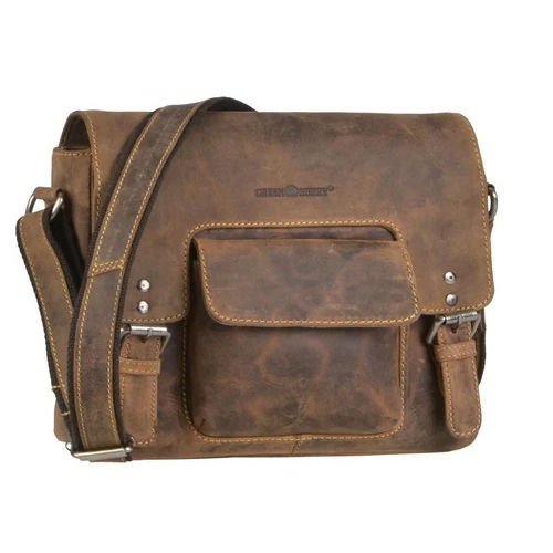 Genuine Hunter Leather Messenger Bag
