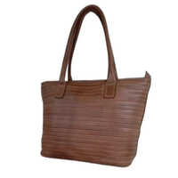 Ladies Brown Leather Bag - Design: Mordern