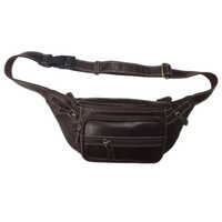 Leather Waist Bag - Color: Bklack