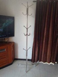 Coat Stand For Textile Showrooms In Thirupandiyur Chennai - Color: Silver