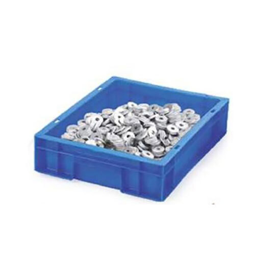 Plastic Crate - 400x300x90mm | Blue HDPE, Easy to Stack, Move and Store