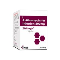 Azithromycin Injection - 500 Mg Powder | Antibiotic For Bacterial Infections, Suitable For All Age Groups, Recommended For Human Use, Prevents Mac Disease In Hiv Patients